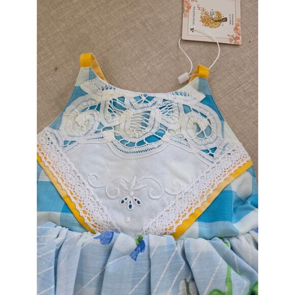 Forever Remi Blue Floral Dress - Picture 3 of 9